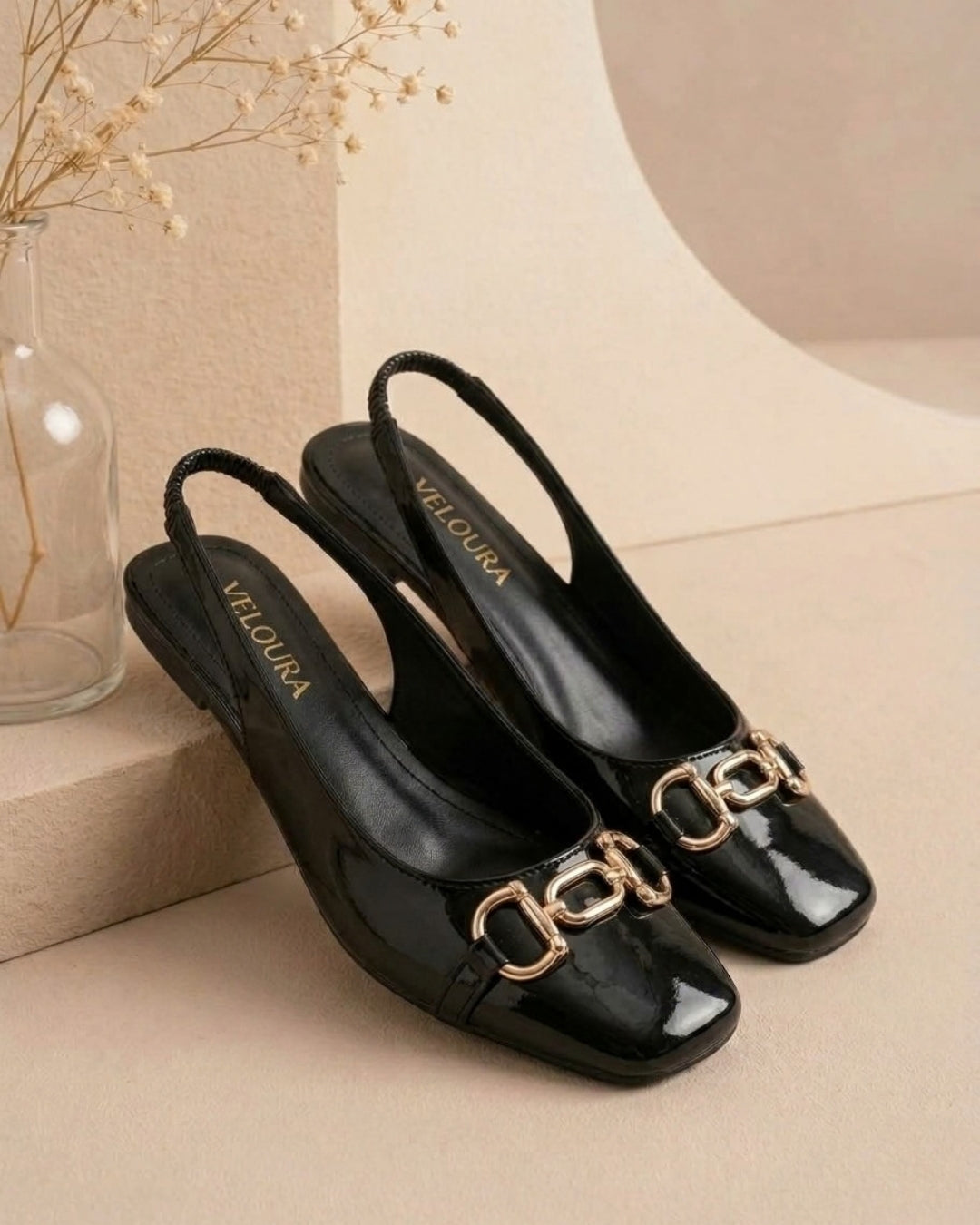 Sansa Flat Slingback Pumps