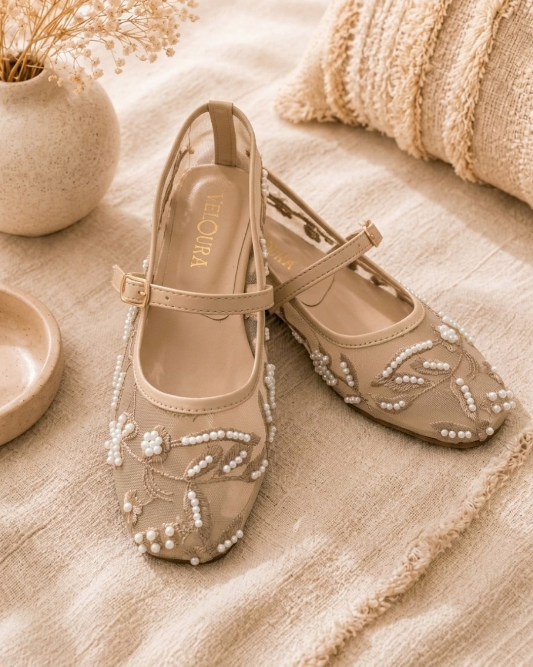 Zara Embroidery Pumps