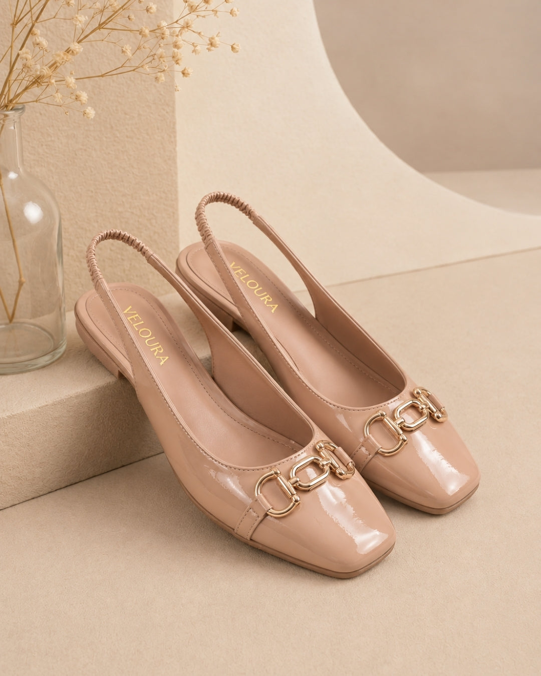 Sansa Flat Slingback Pumps