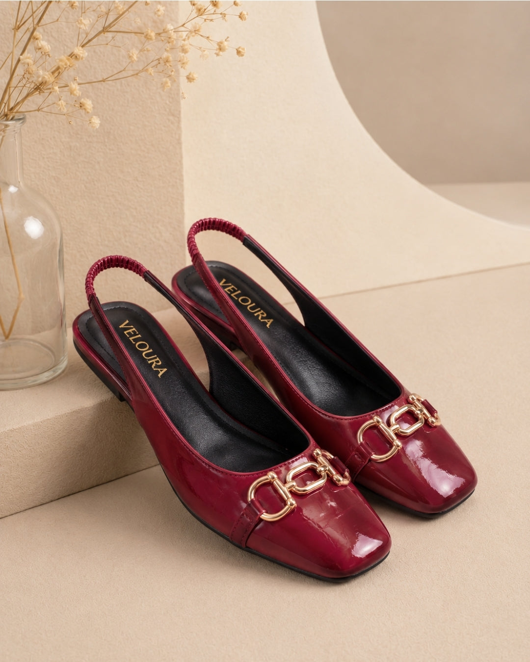 Sansa Flat Slingback Pumps