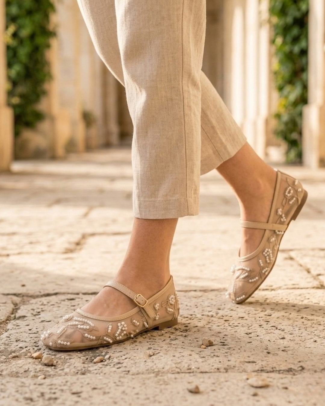 Zara Embroidery Pumps