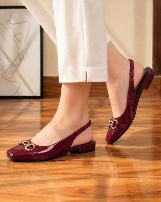 Sansa Flat Slingback Pumps