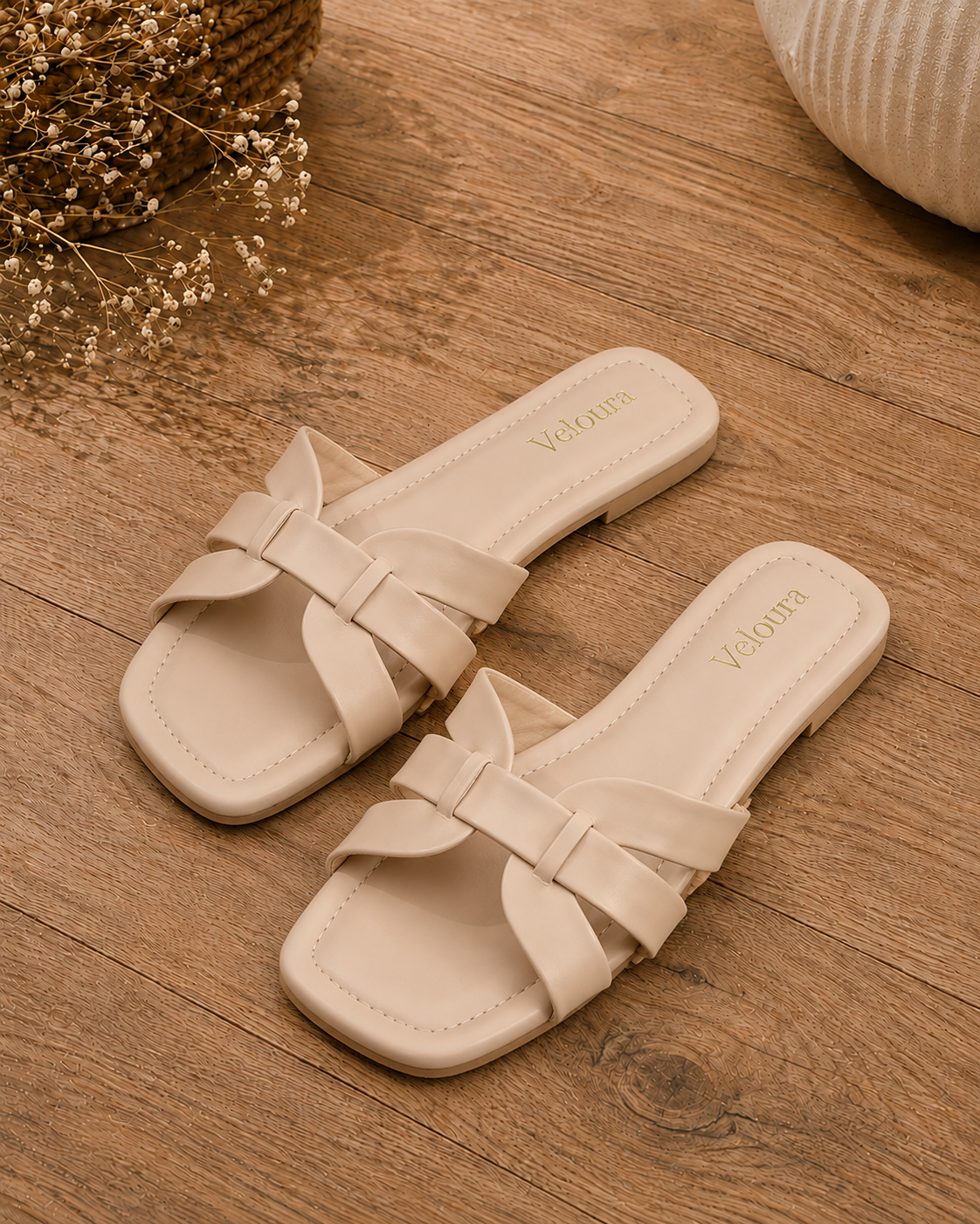 Ruby Ribbon Slipper