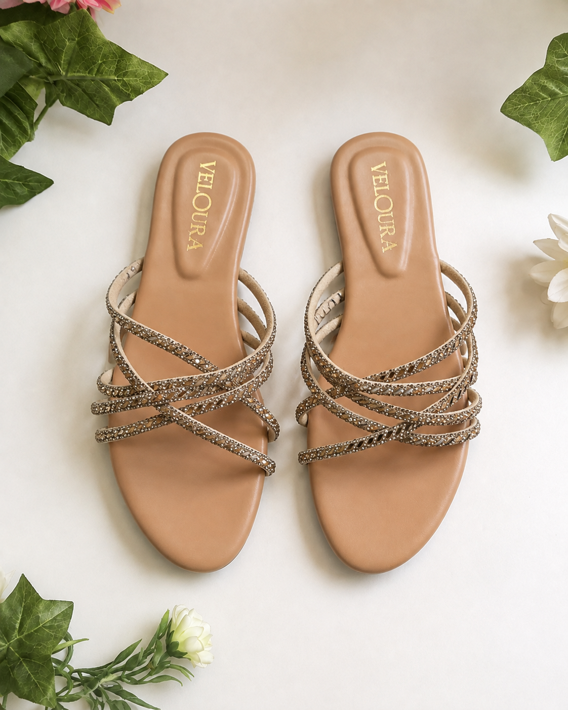Diamond Cross Slipper
