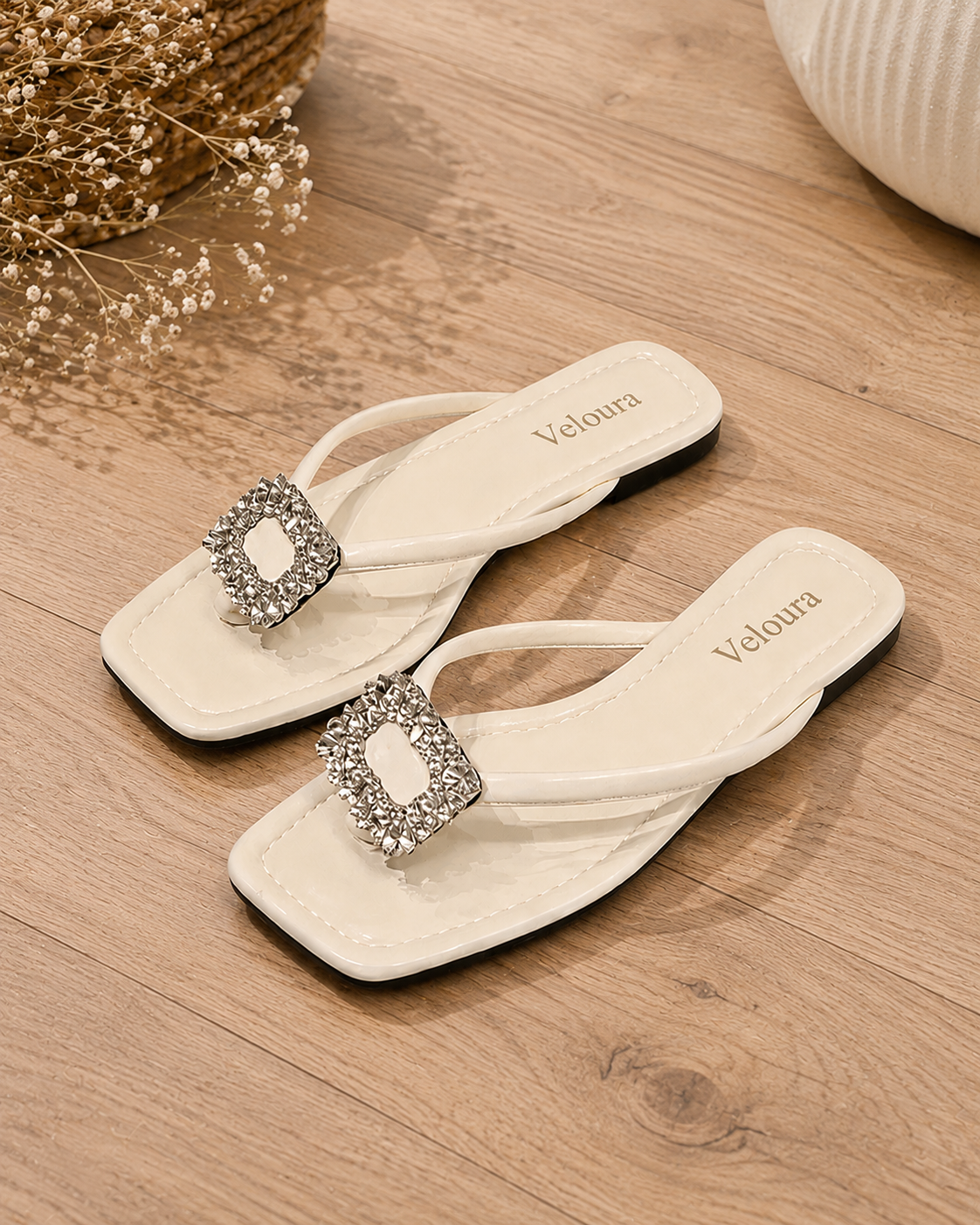 Elara Crystal Flats