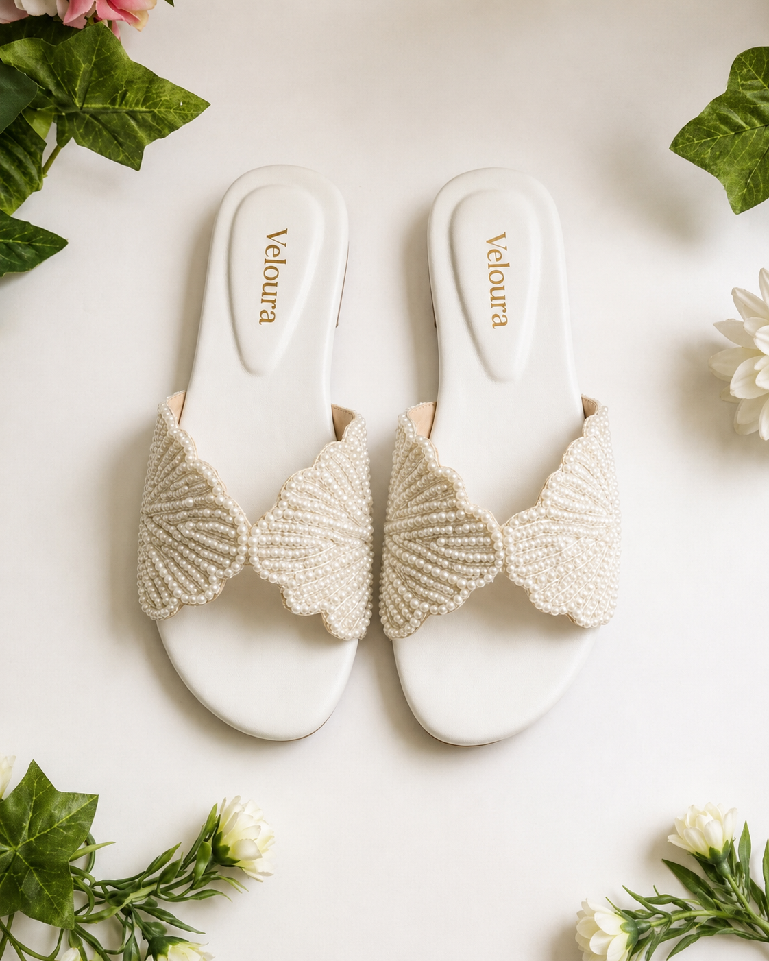 Sarah Embroidery Slipper