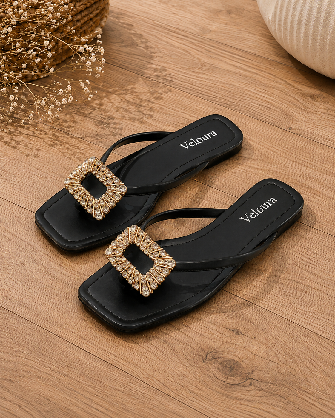 Elara Crystal Flats