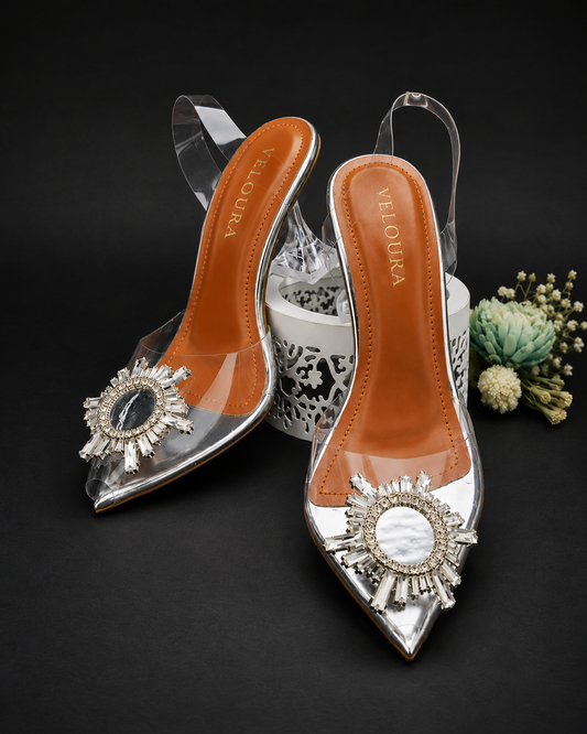 Aurora Crystal Clear Heel