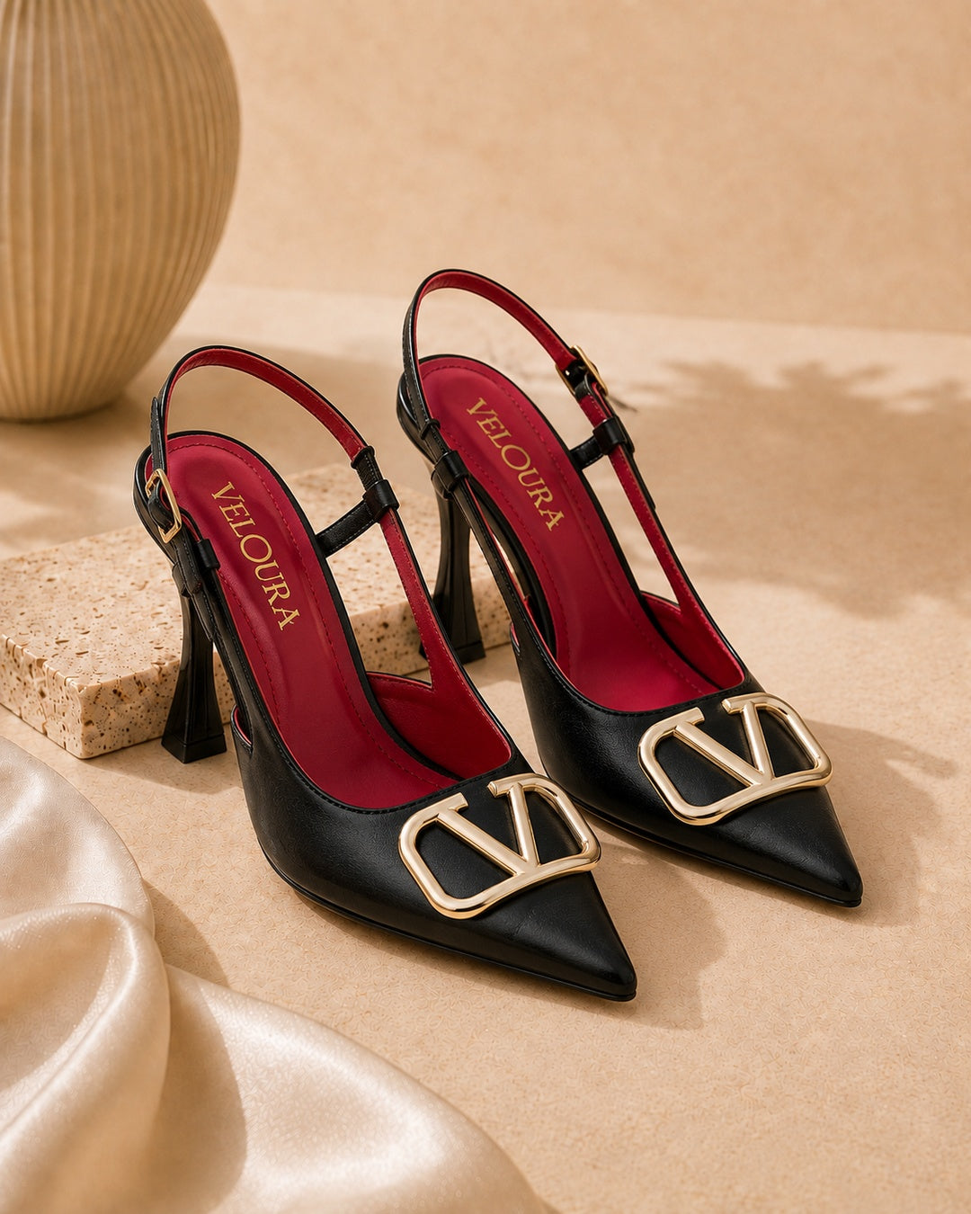 Valentina Ivory Heels